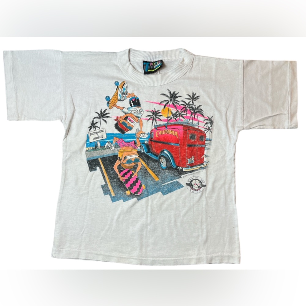 Tropix Vintage Single Stitch Bad To The Bone Speed Limit Seventy Graphic T-shirt